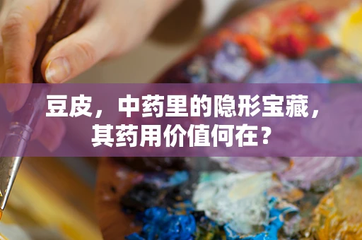 豆皮，中药里的隐形宝藏，其药用价值何在？