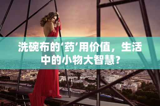 洗碗布的‘药’用价值，生活中的小物大智慧？