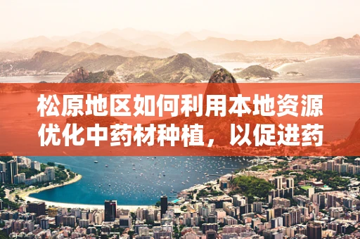 松原地区如何利用本地资源优化中药材种植，以促进药剂研发？
