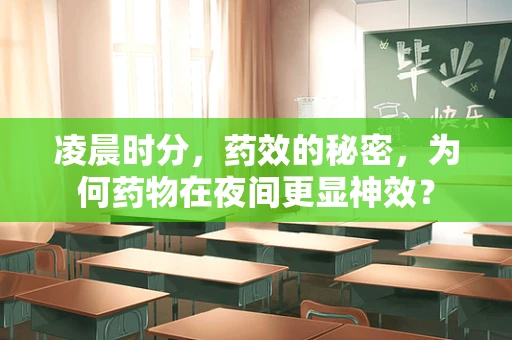 凌晨时分，药效的秘密，为何药物在夜间更显神效？