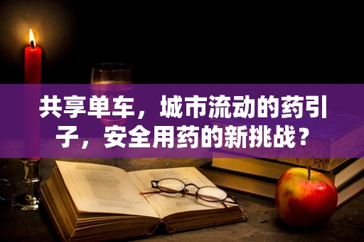共享单车，城市流动的药引子，安全用药的新挑战？