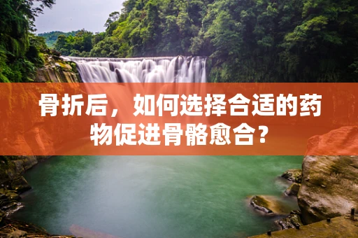 骨折后，如何选择合适的药物促进骨骼愈合？