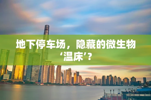 地下停车场，隐藏的微生物‘温床’？