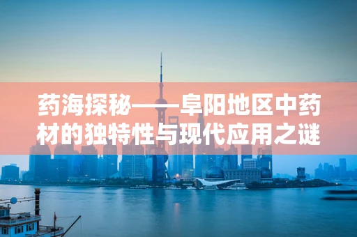 药海探秘——阜阳地区中药材的独特性与现代应用之谜