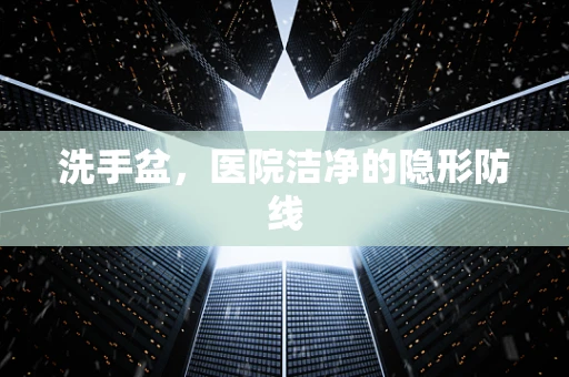 洗手盆，医院洁净的隐形防线