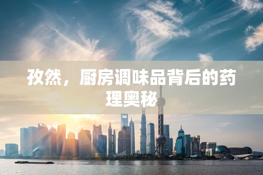 孜然，厨房调味品背后的药理奥秘