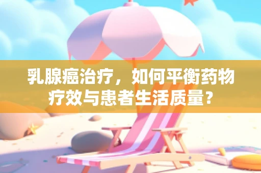 乳腺癌治疗，如何平衡药物疗效与患者生活质量？