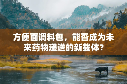 方便面调料包，能否成为未来药物递送的新载体？