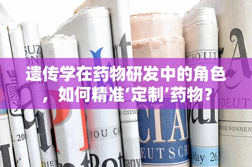 遗传学在药物研发中的角色，如何精准‘定制’药物？