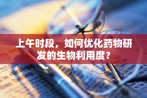 上午时段，如何优化药物研发的生物利用度？