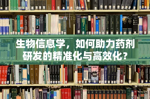 生物信息学，如何助力药剂研发的精准化与高效化？