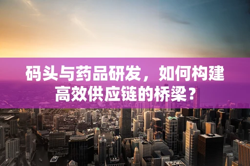 码头与药品研发，如何构建高效供应链的桥梁？