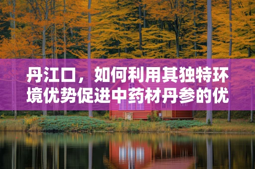 丹江口，如何利用其独特环境优势促进中药材丹参的优质种植？