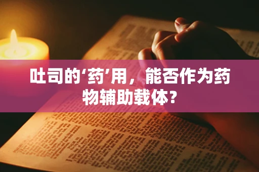 吐司的‘药’用，能否作为药物辅助载体？