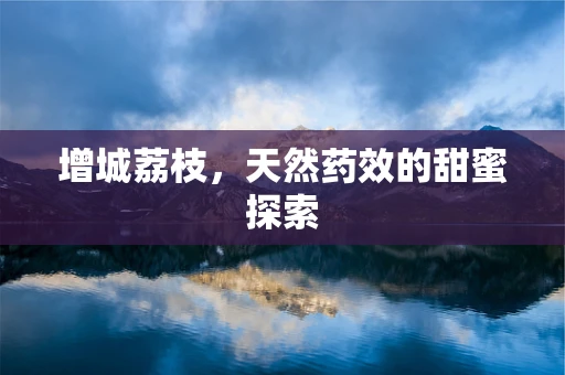 增城荔枝，天然药效的甜蜜探索
