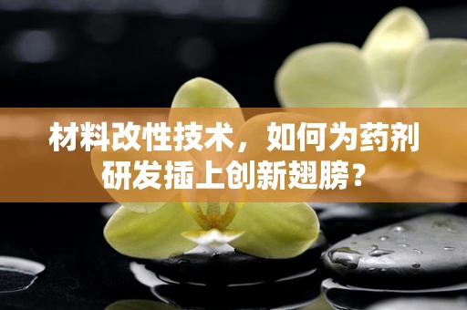 材料改性技术，如何为药剂研发插上创新翅膀？
