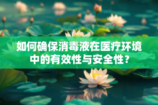 如何确保消毒液在医疗环境中的有效性与安全性？