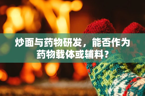 炒面与药物研发，能否作为药物载体或辅料？